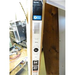 NEW EMCO STORM DOOR 34" X 80" WHITE IN COLOR