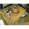 Image 1 : PALLET OF OF WOOD DOLLIES/SHACKLES/BOLTS/CLAMPS
