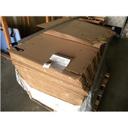 PALLET OF UNFOLDED BOXES