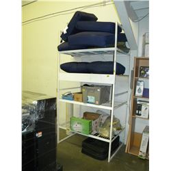 4 TIER METAL RACKING (CONTENTS NOT INCLUDED)