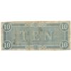 Image 2 : 1864 $10 The Confederate States of America Note T-68 CC