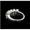 Image 3 : 14KT White Gold 1.54 ctw Diamond Ring