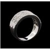 Image 4 : 18KT White Gold 0.91 ctw Diamond Ring