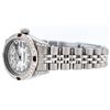 Image 7 : Rolex Ladies SS Diamond Lugs MOP VS Diamond And Ruby Datejust Wristwatch