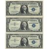 Image 1 : 1957 $1 AU/Unc Silver Certificate Currency Lot of 3