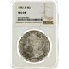 Image 1 : 1882-S NGC MS64 Morgan Silver Dollar