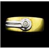 Image 2 : 0.07 ctw Diamond Ring - 18KT Yellow and White Gold