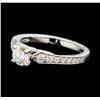 Image 1 : 0.91 ctw Diamond Ring - 14KT White Gold