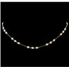 Image 1 : 14KT Yellow Gold 2.96 ctw Diamond Necklace