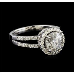 2.81 ctw Diamond Ring - 18KT White Gold