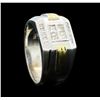 Image 4 : 0.60 ctw Diamond Ring - 14KT White and Yellow Gold