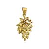 Image 4 : 5.80 ctw Diamond Pendant and Earrings Set - 14KT Yellow Gold