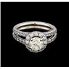 Image 2 : 1.64 ctw Diamond Ring - 14KT White Gold