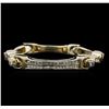 Image 1 : 14KT Yellow Gold 6.08 ctw Diamond Bracelet