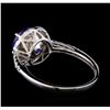 Image 3 : 2.80 ctw Tanzanite and Diamond Ring - 14KT White Gold