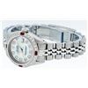 Image 6 : Rolex Stainless Steel Blue MOP Diamond and Ruby DateJust Ladies Watch