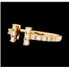Image 1 : 0.41 ctw Diamond Ring - 18KT Rose Gold