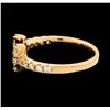 Image 3 : 0.41 ctw Diamond Ring - 18KT Rose Gold