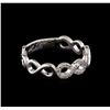 Image 1 : 0.10 ctw Diamond Ring - 14KT White Gold