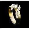 Image 4 : 0.50 ctw Diamond Ring - 14KT Yellow and White Gold