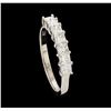Image 4 : 0.50 ctw Diamond Ring - 14KT White Gold