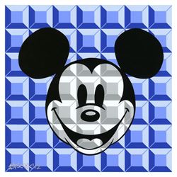 8-Bit Block Mickey (Blue)