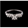 Image 2 : 0.50 ctw Diamond Ring - 14KT White Gold
