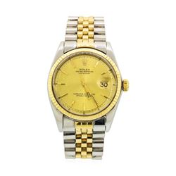 Vintage Rolex Two-Tone DateJust Wristwatch