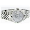Image 6 : Rolex Stainless Steel Meteorite Diamond Emerald DateJust Men's Watch