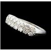 Image 1 : 0.50 ctw Diamond 2-Row Band - 10KT White Gold