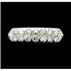 Image 2 : 0.50 ctw Diamond 2-Row Band - 10KT White Gold