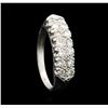 Image 4 : 0.50 ctw Diamond 2-Row Band - 10KT White Gold