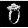 Image 3 : 1.44 ctw Diamond Ring - 14KT White Gold