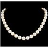 Image 1 : Pearl and Diamond Necklace