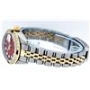 Image 7 : Rolex Ladies 2T Red Vignette Diamond And Ruby Datejust Wristwatch