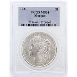 1921 PCGS MS64 Morgan Silver Dollar