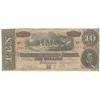 Image 1 : 1864 $10 The Confederate States of America Note T-68 CC