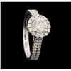 Image 4 : 1.39 ctw Diamond Ring - 14KT White Gold