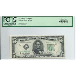 1950B $5 Federal Reserve Note