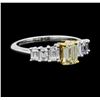 Image 1 : 1.60 ctw Diamond Ring - 14KT White and Yellow Gold