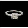 Image 2 : 0.69 ctw Diamond Ring - 14KT White Gold