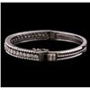 Image 2 : 2.30 ctw Diamond Bangle Bracelet - 14KT White Gold