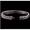 Image 3 : 2.30 ctw Diamond Bangle Bracelet - 14KT White Gold