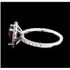 Image 3 : 2.34 ctw Ruby and Diamond Ring - 14KT White Gold