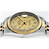 Image 4 : Rolex Mens 18K Two Tone Champagne Diamond Datejust Quickset Wristwatch 16233