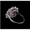 Image 3 : 14KT White Gold 2.64 ctw Diamond Ring