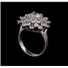 Image 4 : 14KT White Gold 2.64 ctw Diamond Ring