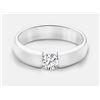 Image 1 : Diamond Ring - 14KT White Gold