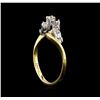 Image 4 : 0.50 ctw Diamond Ring - 14KT Yellow Gold