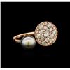 Image 1 : 2.29 ctw Diamond Ring - 14KT Rose Gold